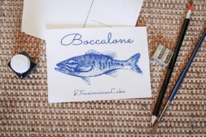 handmade cyanotype postcard